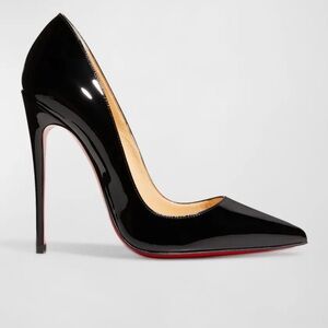 Christian Louboutin- 120mm So Kate Patent Pointed-Toe Pumps- Authentic